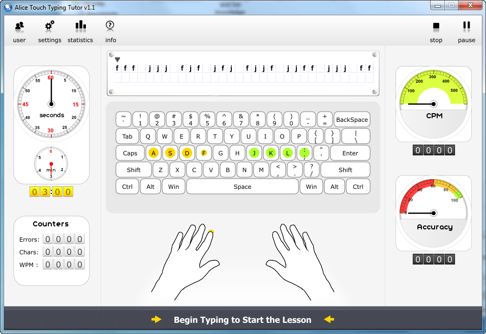 Touch-Typing-Tutor