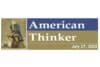 American Thinker logo featuring the text "American Thinker" in a bold, modern font.