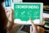 Step-by-step chart on how to initiate a crowdfunding campaign, highlighting essential strategies for success.