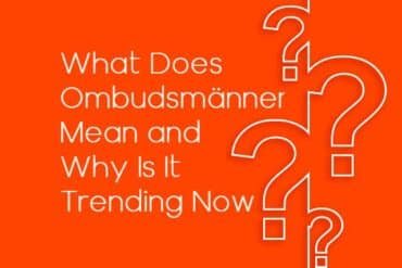 Image explaining the meaning of "obusmannen" and its current trend, related to "Ombudsmänner" discussions.