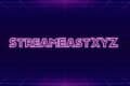 StreamEastXYZ logo featuring vibrant neon text on a dark background, showcasing a modern and energetic design.