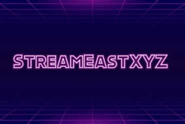 StreamEastXYZ logo featuring vibrant neon text on a dark background, showcasing a modern and energetic design.