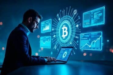 Bitcoin price prediction displayed on Mxlai.cc, featuring a graph and analysis of market trends.