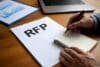 RFP process for selecting a vendor for a project, highlighting steps and criteria for evaluation and decision-making.