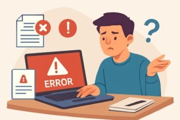 Image showing steps to fix WordPress errors, titled "CLCU Online: Common Errors and How to Resolve Them."