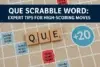 High-scoring tactics for using the Que Scrabble Word in Scrabble strategy.