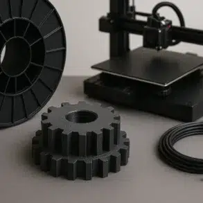 ABS filament spool for producing durable, heat-resistant 3D printed parts.