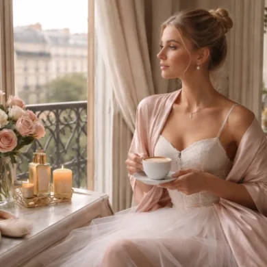 Ballerina Cappuccina lifestyle routine with calm daily habits and stylish minimal wardrobe