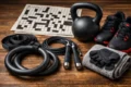 Fitness Items for Swinging Crossword Clue answer guide featuring kettlebells and crossword solving hints
