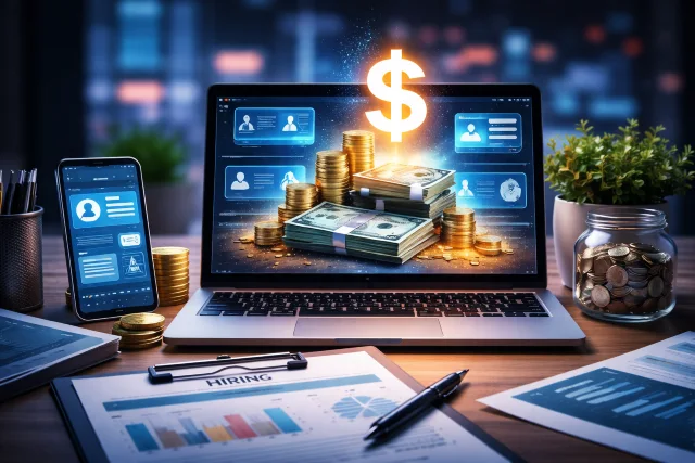 HR Tech Funding News 2026 showing AI recruiting, payroll platforms, and workforce management startups attracting major investment