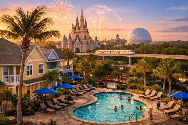 Lucaya Village Resort townhome stay for Disney World families