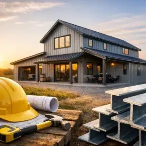 Steel buildings for garages, workshops, and durable home storage