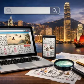 Syair HK Omiframe search intent breakdown with a safe browsing checklist displayed on a laptop screen.