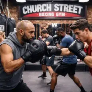 Church Street Boxing Gym boxing class with coach-led pad work and heavy bag training for beginners and advanced fighters