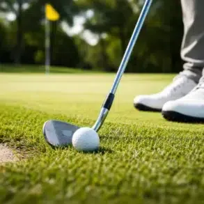 Gap Wedge tricks demonstration for easy shots around the green