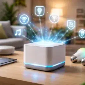 Magic Magic Box smart living device controlling home automation and daily routines
