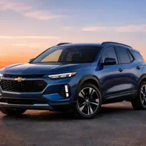 2026 Chevrolet Equinox parked with updated styling, 11.3-inch infotainment screen, and available AWD features