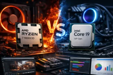 Amd Ryzen 7 9800x3d Vs Intel Core I9-14900k productivity rendering multitasking comparison