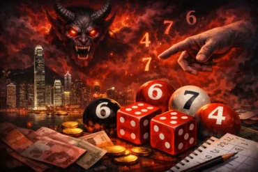 Angka Setan HK Malam Ini trend watch graphic with notes and a pink quince dress reference