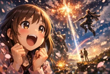 Anime Sugoi moments collage of iconic anime scenes fans shout sugoi