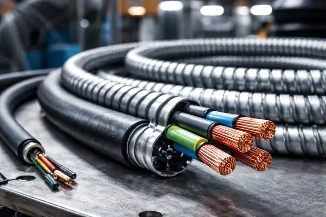 Armored Cable 4 Core steel wire armored cable used for underground electrical wiring installation