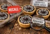 Atwater's Spider Web Tarts Recall clamshell package with green label and Julian date 292 on bottom