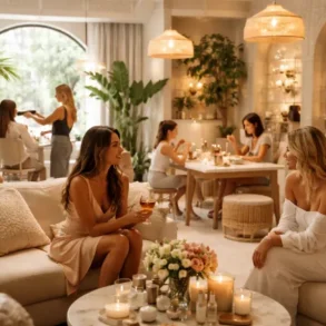 Beauty Lounge of A Sort Nyt modern beauty lounge interior with blow-dry bar styling stations and relaxed lifestyle vibe