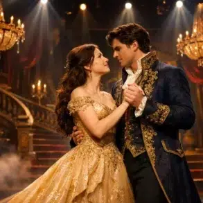 Beauty and the Beast Chicago audience entering the theater lobby before showtime