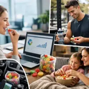 Candizi in daily life routine examples for focus fitness and stress support