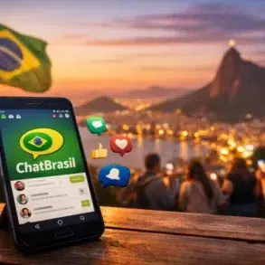 ChatBrasil online social hub interface for Brazilian users chatting in real time