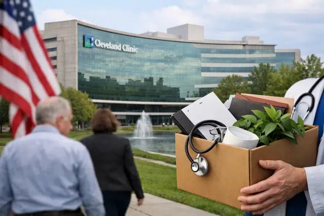 Cleveland Clinic Layoffs update showing administrative restructuring, employee impact, and what comes next