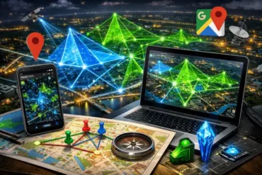 Google Ingress Intel Map link planning strategy showing anchors baseline and layered fields