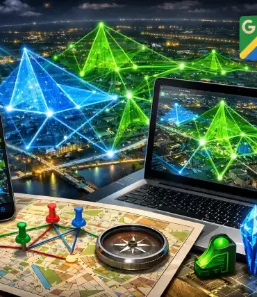 Google Ingress Intel Map link planning strategy showing anchors baseline and layered fields