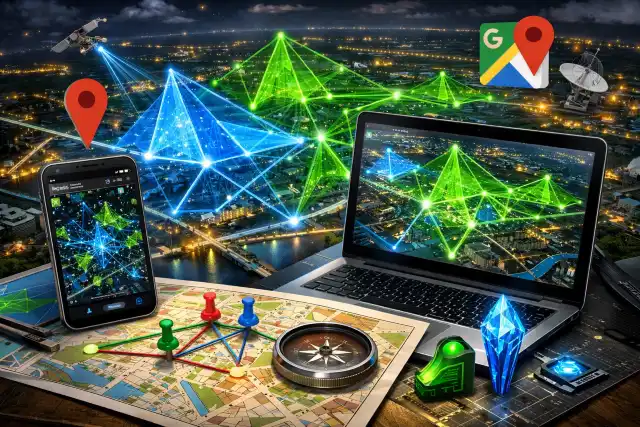 Google Ingress Intel Map link planning strategy showing anchors baseline and layered fields