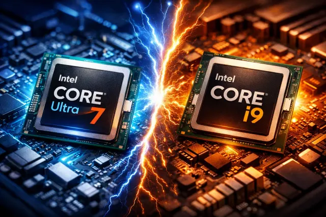 Intel Core Ultra 7 255hx Vs Intel Core I9-14900hx specs and benchmark comparison table for gaming and creator laptops
