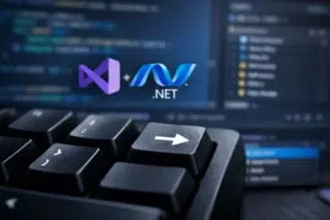 Keyboard Arrow Right shortcuts in Visual Studio .NET code editor for faster navigation and selection