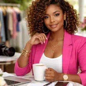 Otelia Cox lifestyle portrait representing personal interests and public image