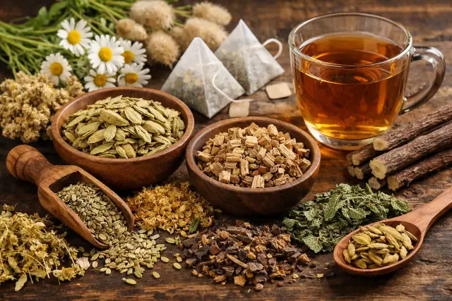 Smooth Move Tea Ingredients with senna leaf, peppermint, licorice root, and fennel explained for safe use