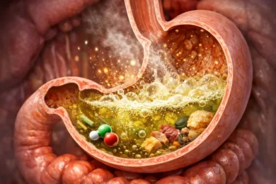 What is the Role of Acid in Our Stomach showing digestion, enzyme activation, and germ defense