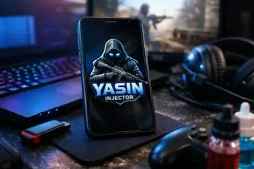 Yasin Gaming Injector interface showing gaming customization options and setup menu