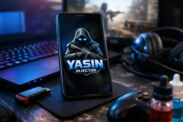 Yasin Gaming Injector interface showing gaming customization options and setup menu