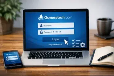 www.Osmosetech.com Login Page Login interface showing www.osmosetech.com login id field