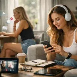 Adultsrach digital lifestyle routine for managing content time and focus