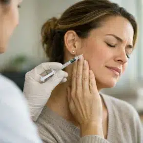 Botox for TMJ treatment targeting jaw muscles to reduce pain, clenching, and facial tension
