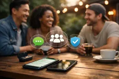 Cocoo Whatsapp community chat setup for collective support and mutual help
