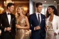 Elegant comparison of dinner suit and business suit styles for formal and professional occasions