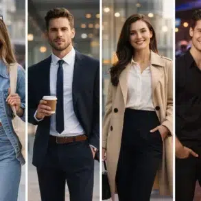 Freebrightsoft.com outfit ideas featuring casual, office, and party looks in one wardrobe