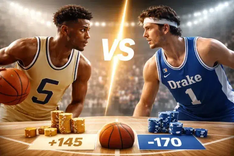 Georgia Tech vs Drake Predictions with odds, spread, total, and key matchup breakdown for the Emerald Coast Classic game