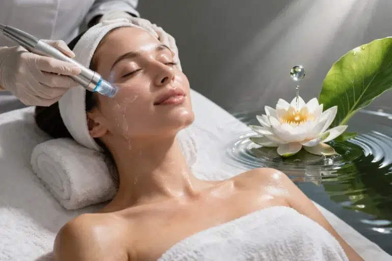 Hydra HD facial treatment for glowing hydrated skin