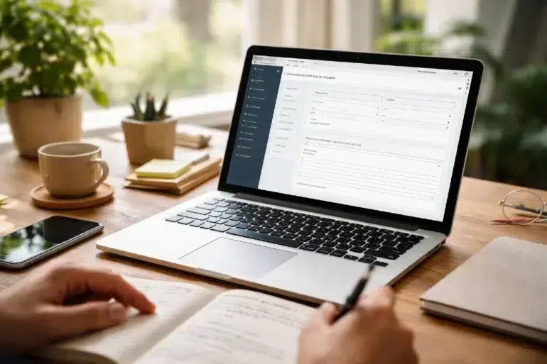 Integra Web Form Notes workflow example in enterprise web application